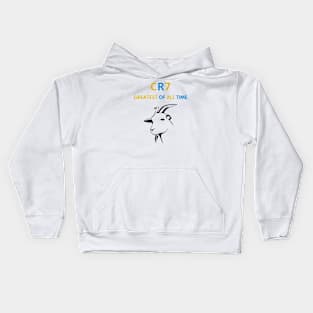 ronaldo goat Kids Hoodie